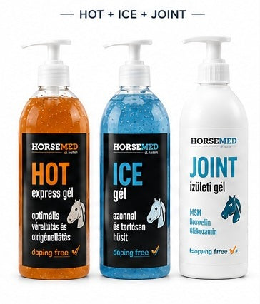Horsemed Aktiv Hästvård Pack – HOT + ICE + JOINT