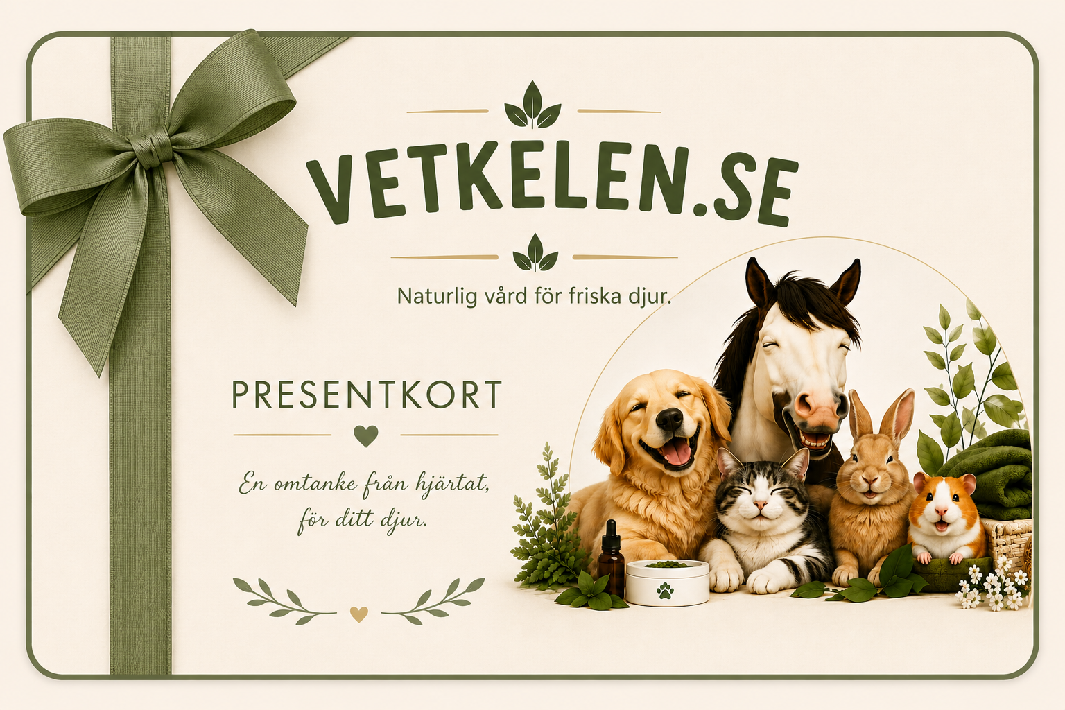 Presentkort - Vetkelen.se